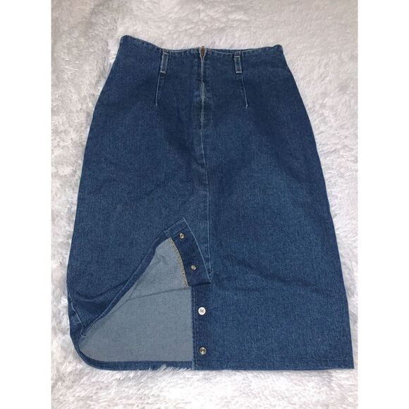 Vintage St John’s Bay Denim Midi Maxi Skirt Size 12 - Picture 15 of 16